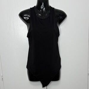 Express Black Sleeveless Women Bodysuit Size M - NWOT